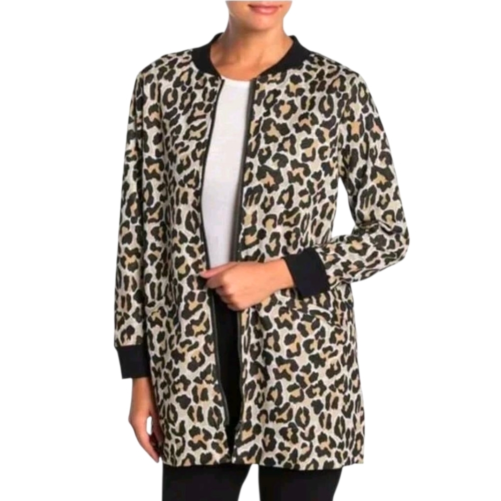 Sanctuary‎ Leopard Print Women's Jacket Size Small